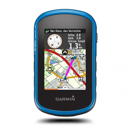GARMIN ETREX TOUCH 25 - Turistická navigácia a Data Logger + Topografické mapy Európy