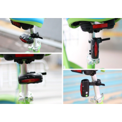 Vodotesný GPS tracker pre bicykle, dizajn zadného svetla, funkcia detekcie pohybu