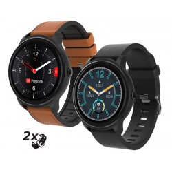 Vodotesné Bluetooth smart hodinky zdravotná športová diagnostika dlhá výdrž batérie 2 remienky