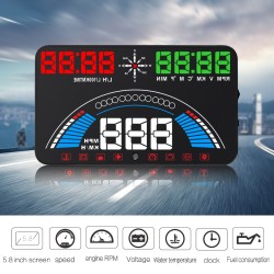 HUD displej so zobrazovaním OBD a GPS informácií