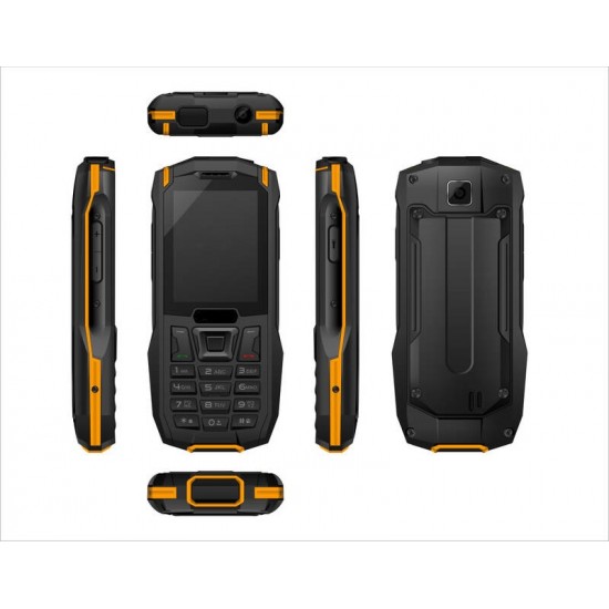 4G Tlačidlový ergonomický, odolný dual SIM mobilný telefón, dlhá výdrž batérie, WiFi, GPS, Glonass