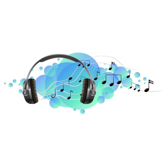 Štýlové, pohodlné čierne bezdrôtové Bluetooth slúchadlá s MP3 a rádiom