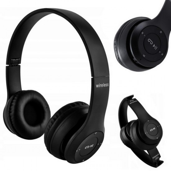 Wireless slúchadlá s Bluetooth, FM rádiom, mp3 a mikrofónom
