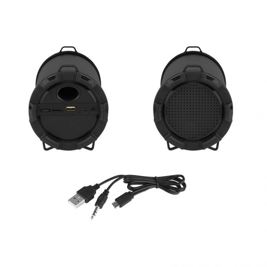 Štýlový 25W Bluetooth prenosný reproduktor, FM rádio, prehrávanie MP3 (slot na SD kartu)
