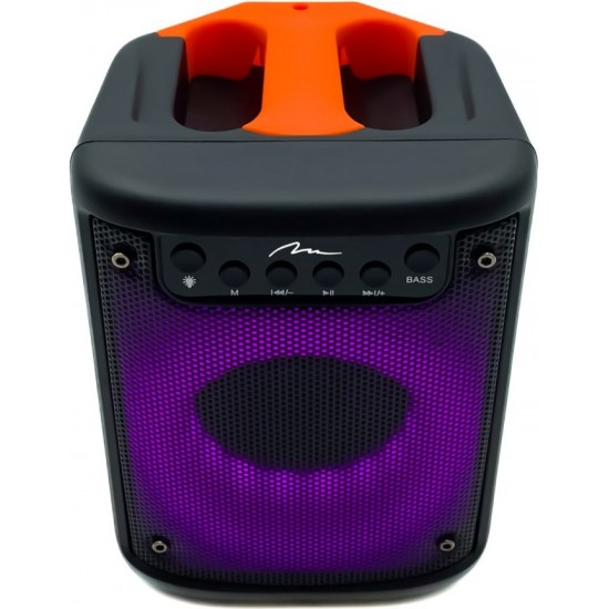 8W Bluetooth prenosný reproduktor, RGB podsvietenie, zosilnenie basov, FM rádio, slot na mikroSD kartu