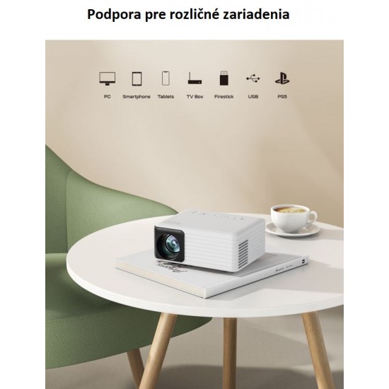 Mini LCD 3.0 HD projektor pre prácu, školu a domáce použitie