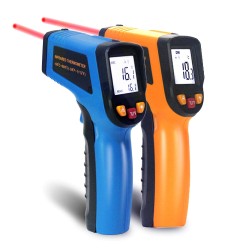 Infračervený, laserový, bezkontaktný  IR termometer s digitálnym displejom 