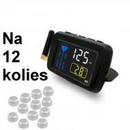 12 ks Senzory tlaku a teploty v pneumatikách pre nákladné vozidlá a kamióny