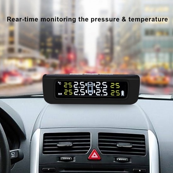 TPMS – Senzor tlaku a teploty pneumatík pre vozidlá so solárnym nabíjaním (TPMS-001-EXT)